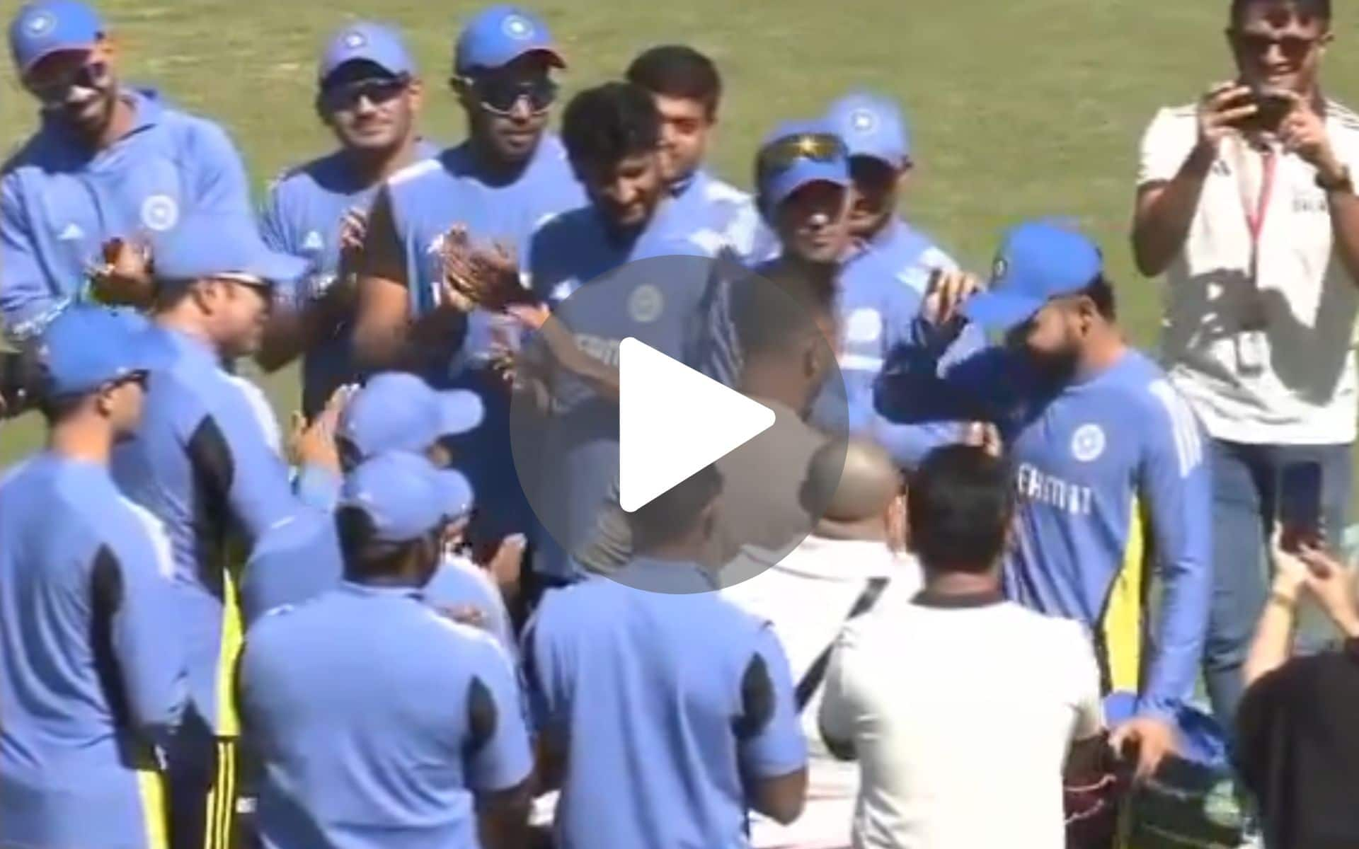 [Watch] Riyan Parag Gets Emotional As He Receives T20I Debut Cap From His Father